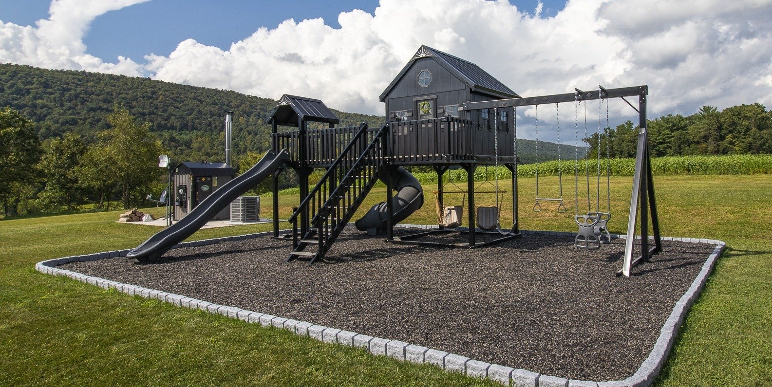 Vinyl Swing Sets VS Wood Swing Sets VS Metal Swing Sets