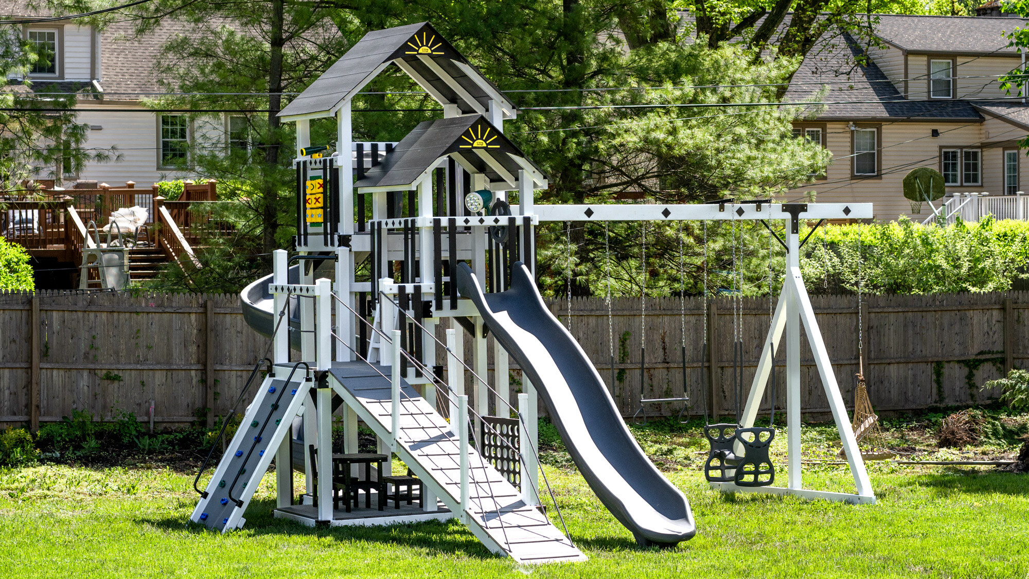 The Perfect Swing Set Or Playhouse Height