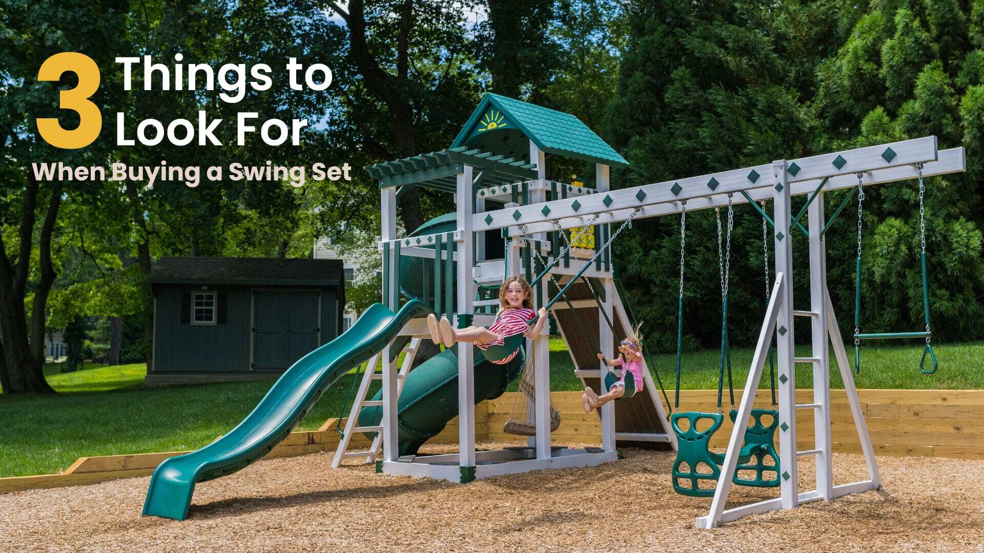 Vinyl Swing Sets: Three Things to Look For