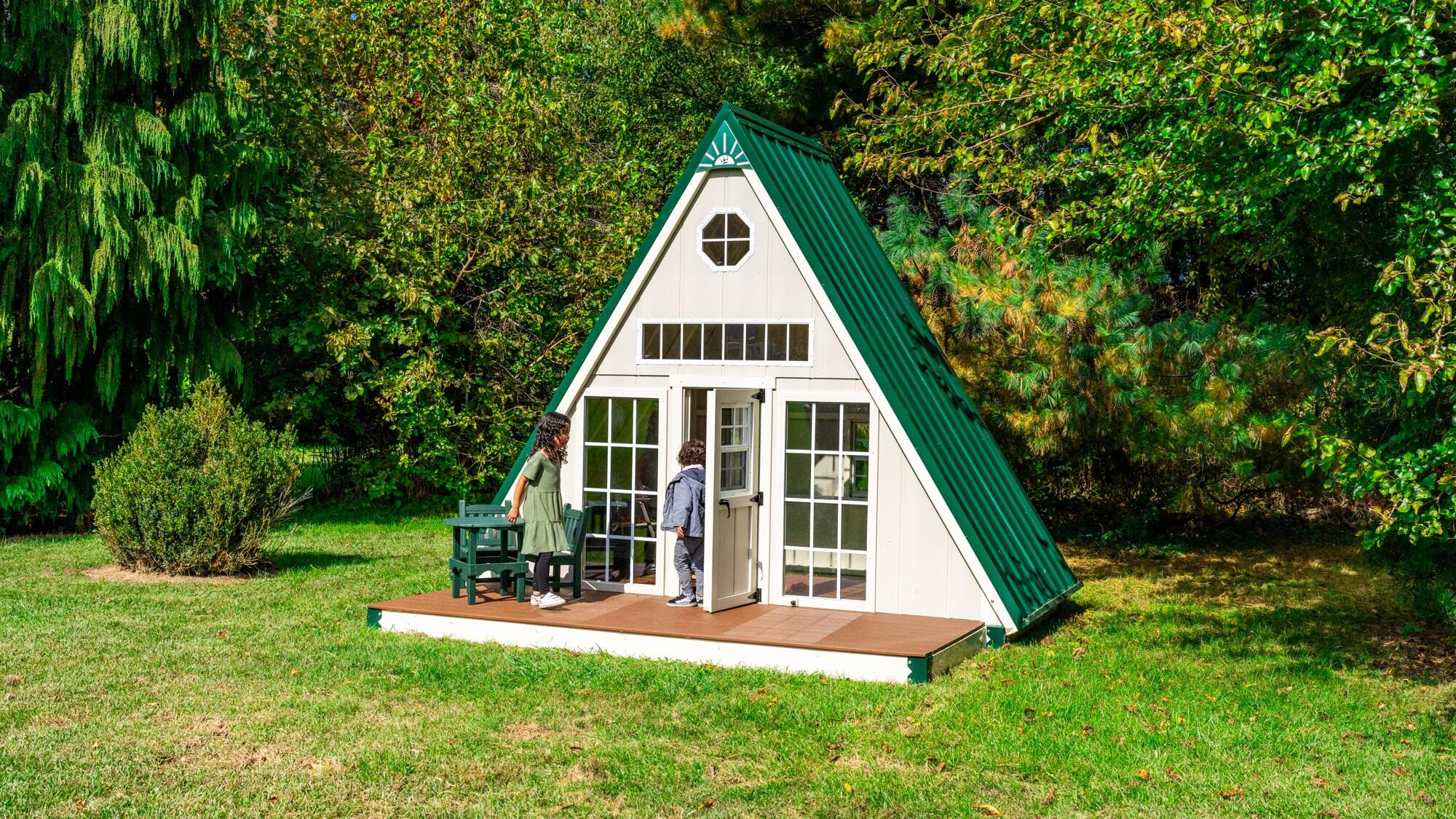 A-frame Playhouses: King Swings Newest Playhouse Style