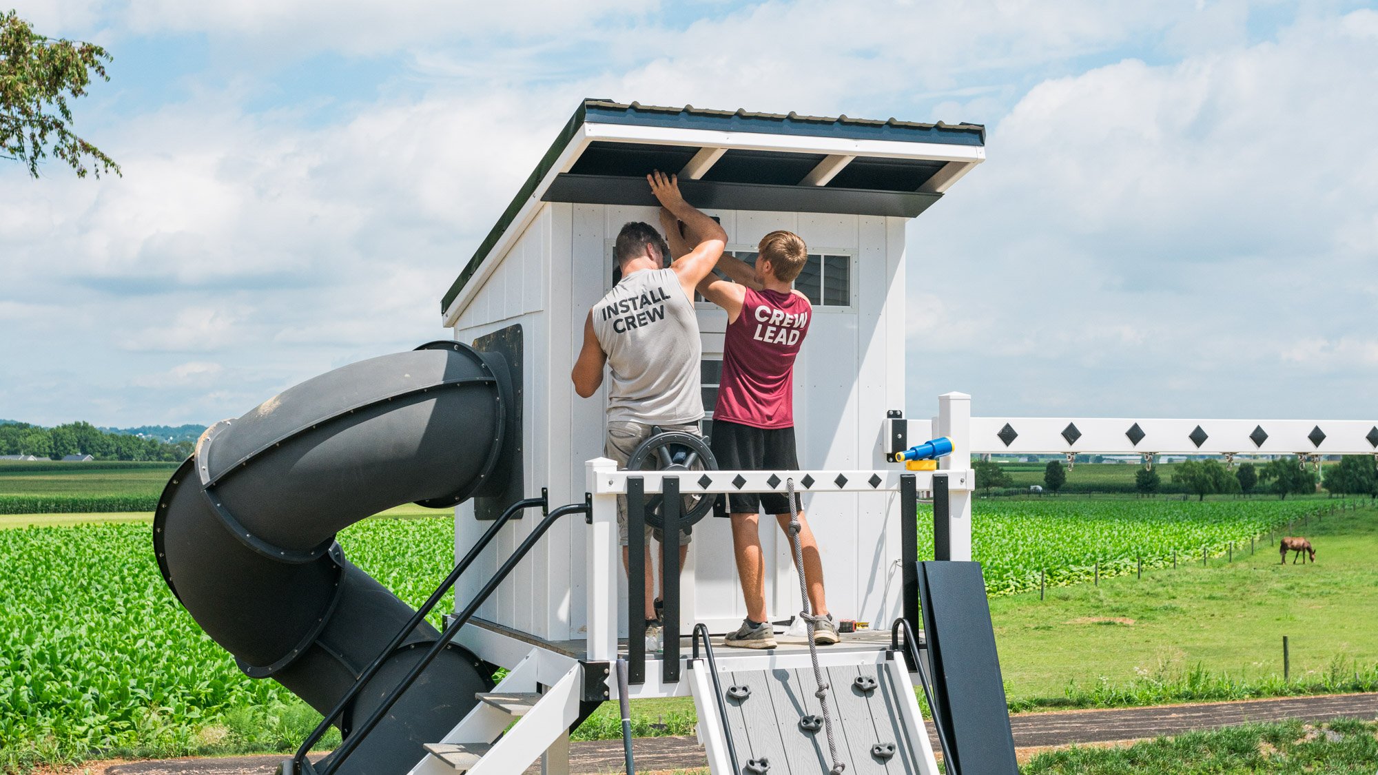 Swing Sets and Playhouses: Where We Deliver & Install