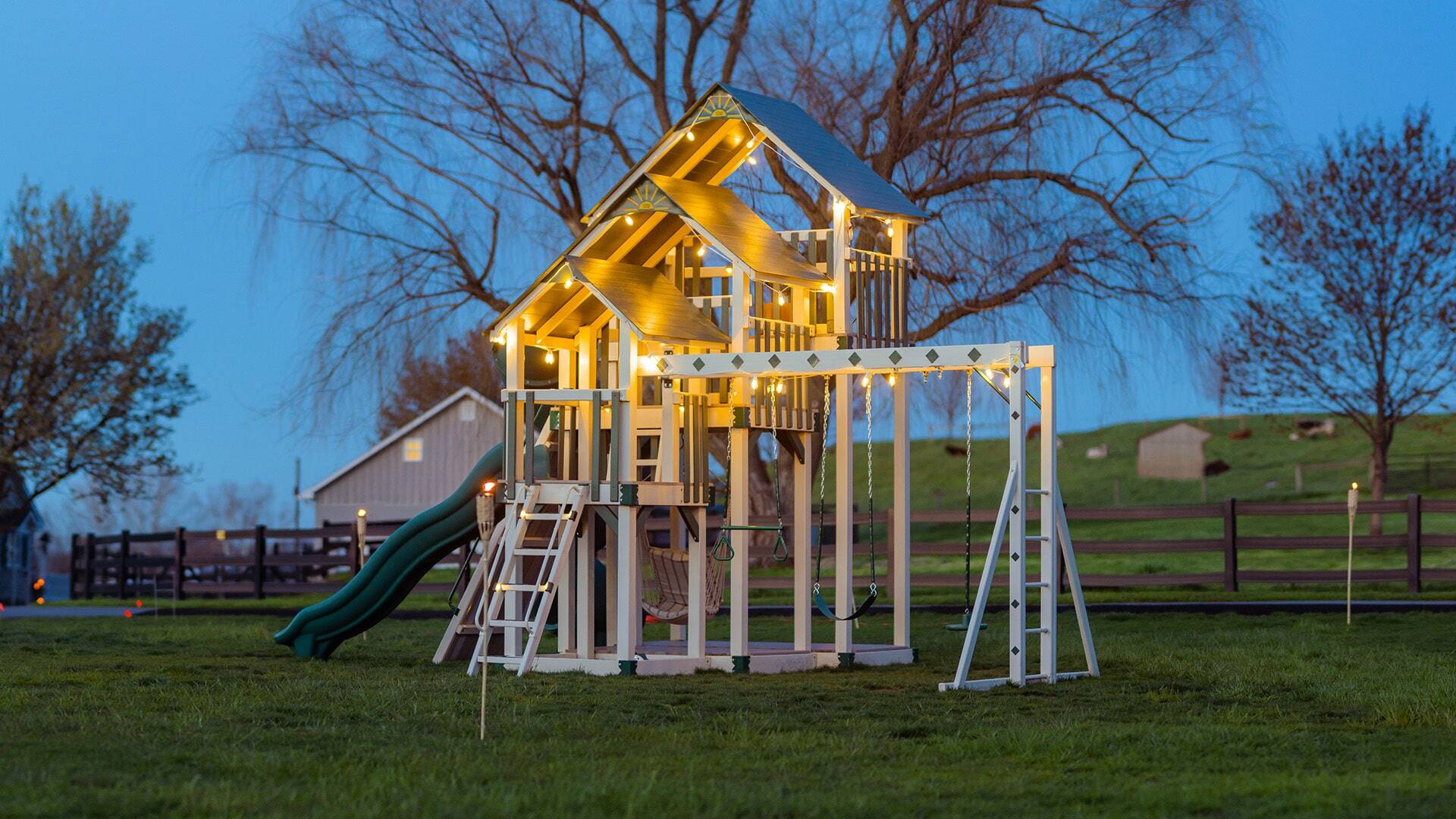 Is a vinyl swing set better than a wood swing set?