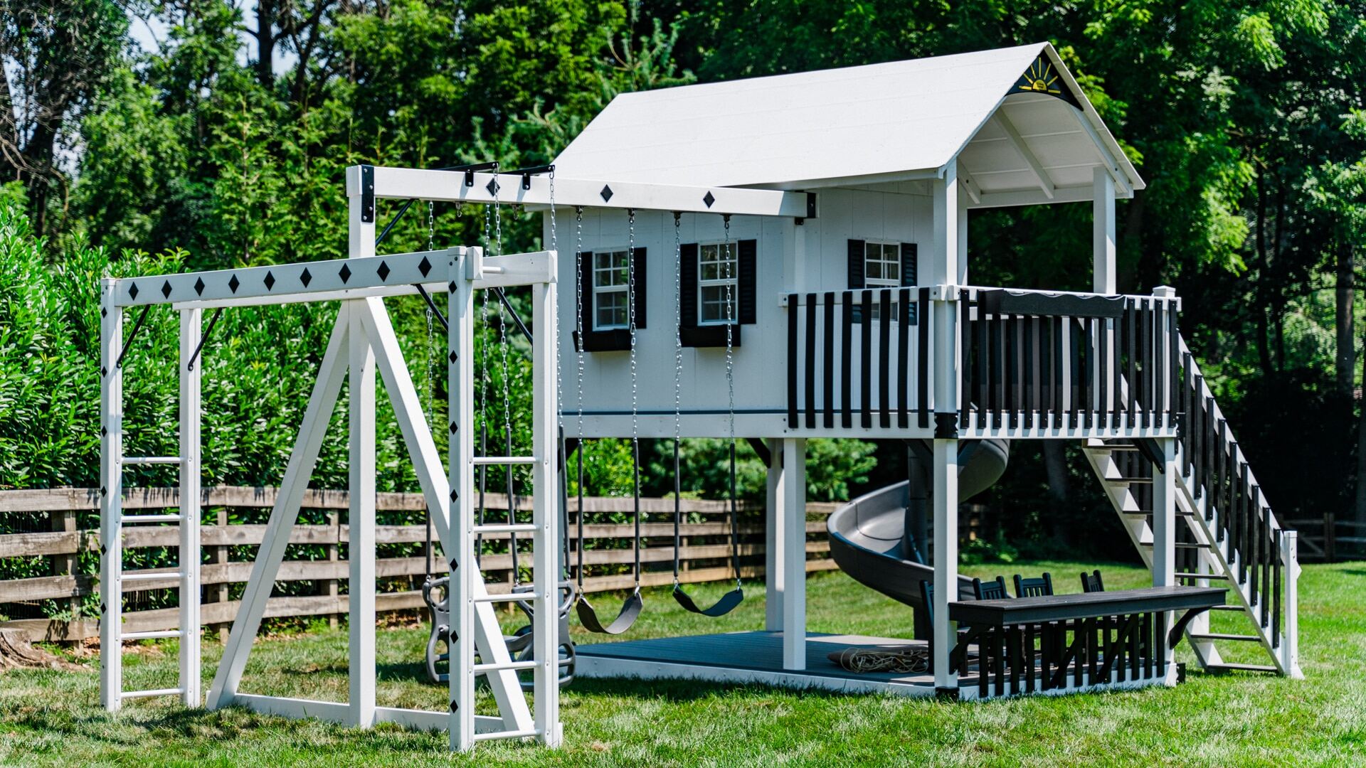 Our Brand New Playhouse Color: White!