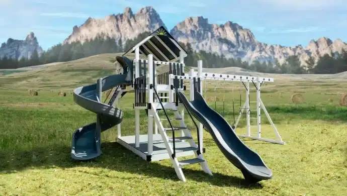 Our Brand New Swing Sets And Accessory Color: Gray