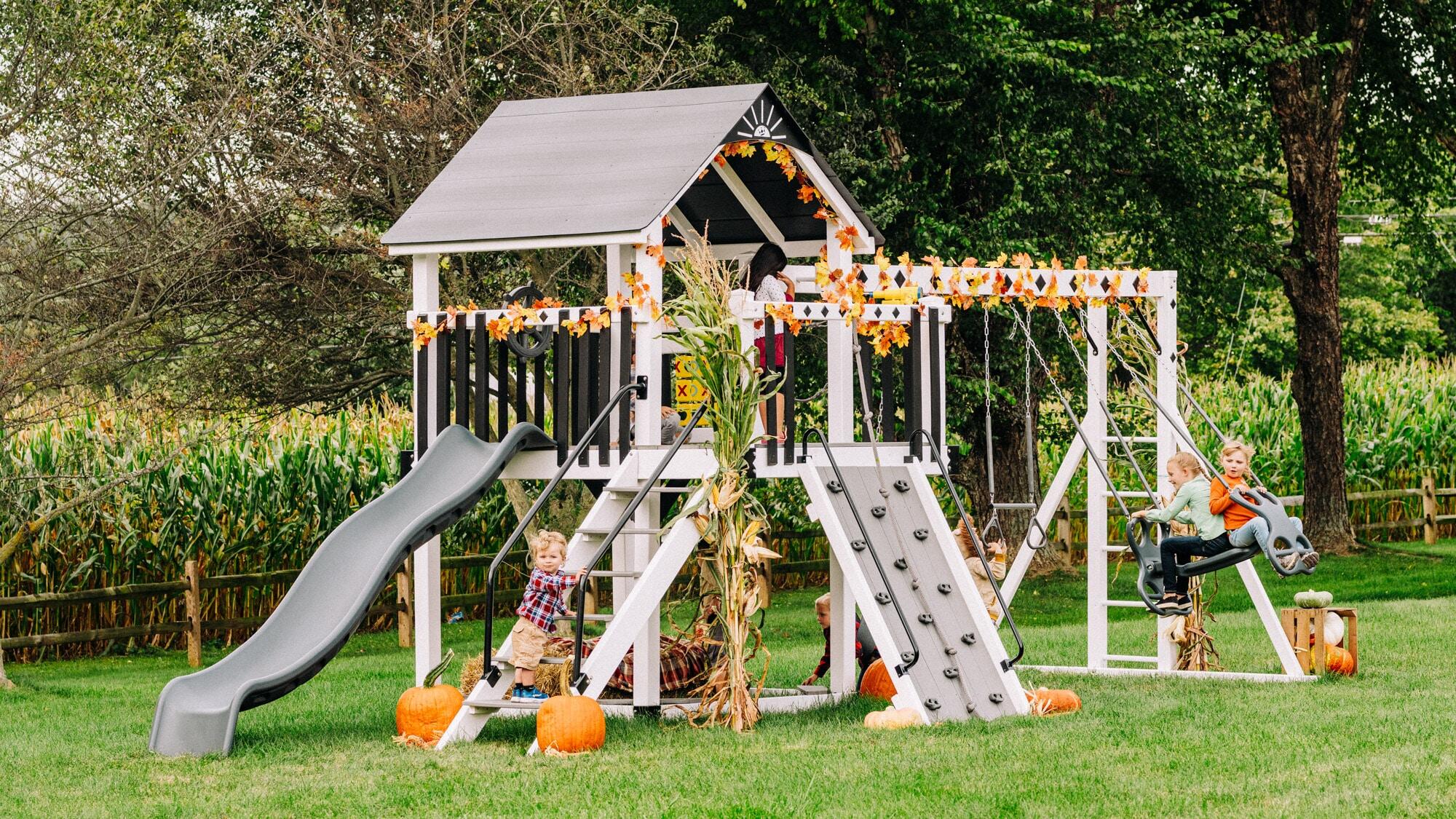 Swing Sets in the Fall: Perfect Playtime Pairing