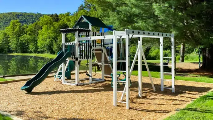 What in the world is a vinyl swing set?