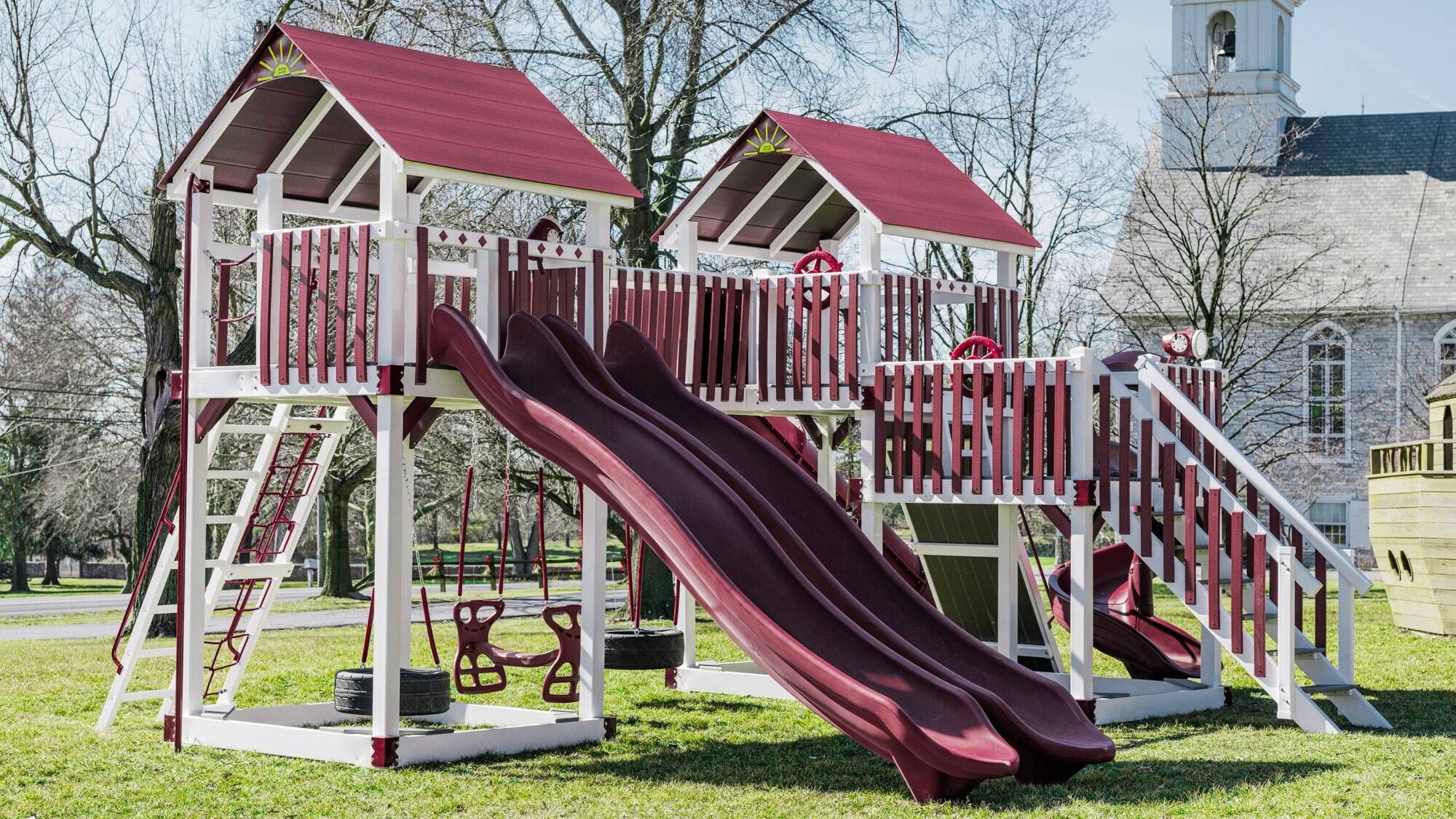 Vinyl Swing Set and Property Managers