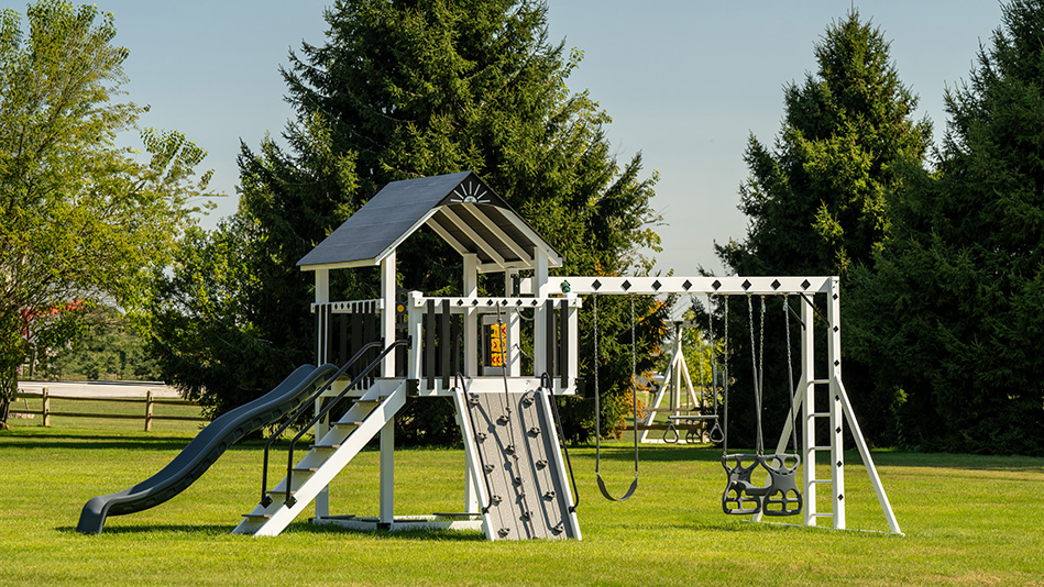 What in the world is a vinyl swing set?